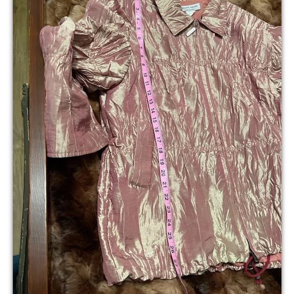 Vintage jackets galore metallic rose gold windbreaker XL - Picture 5 of 6
